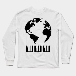 WWW design (pixel art) Long Sleeve T-Shirt